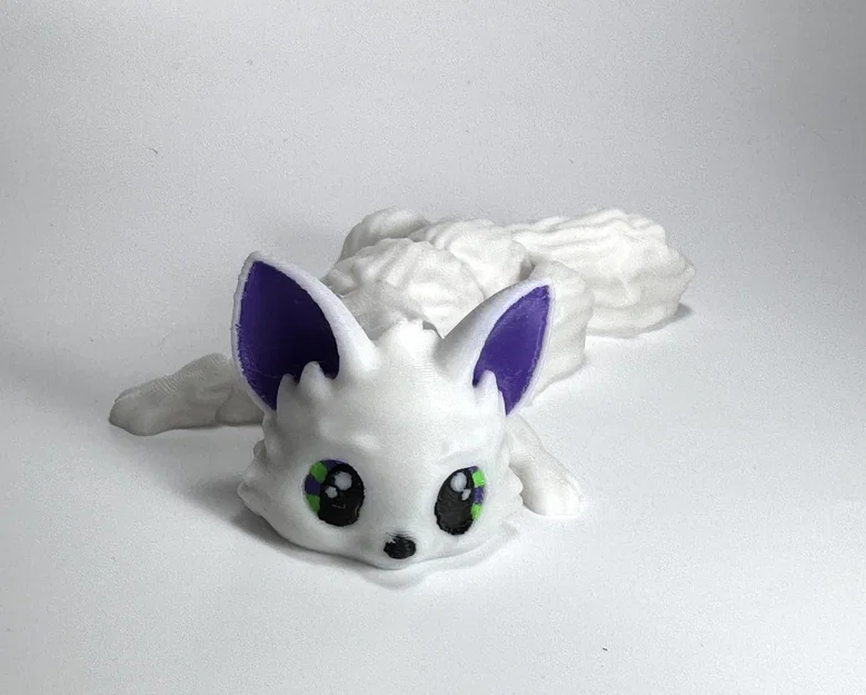 Mô hình cáo linh hoạt Arctic và Fennec in 3D cực đáng yêu - Image 2