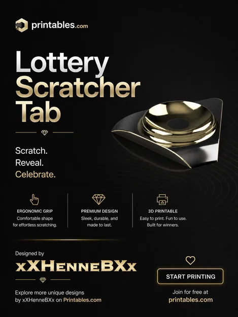 Dụng cụ cào vé số Lottery Scratcher - Image 1