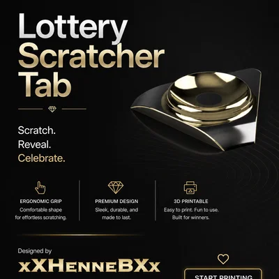 Dụng cụ cào vé số Lottery Scratcher
