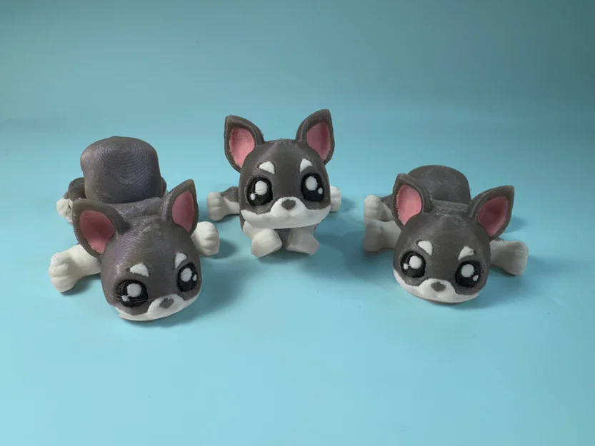 Mô hình chú chó French Bulldog cử động linh hoạt - Tự in 3D tại nhà - Image 3