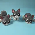 Mô hình chú chó French Bulldog cử động linh hoạt - Tự in 3D tại nhà - Thumbnail 3
