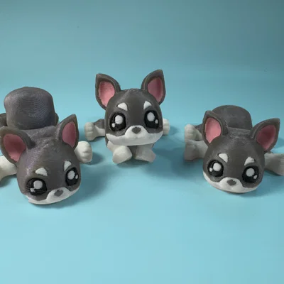 Mô hình chú chó French Bulldog cử động linh hoạt - Tự in 3D tại nhà