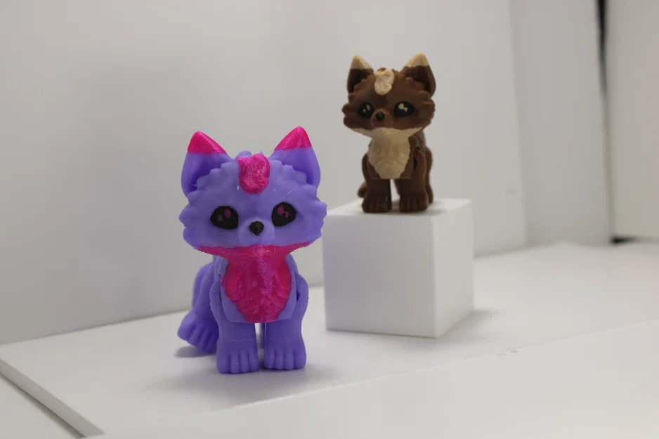 Mô hình Articulated Fox Chonker in 3D dễ thương cho mọi nhà - Image 1