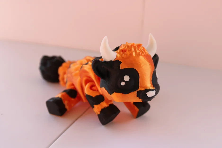 Mô hình chú bò Holstein cử động linh hoạt (Articulated Holstein Cow) - Image 3