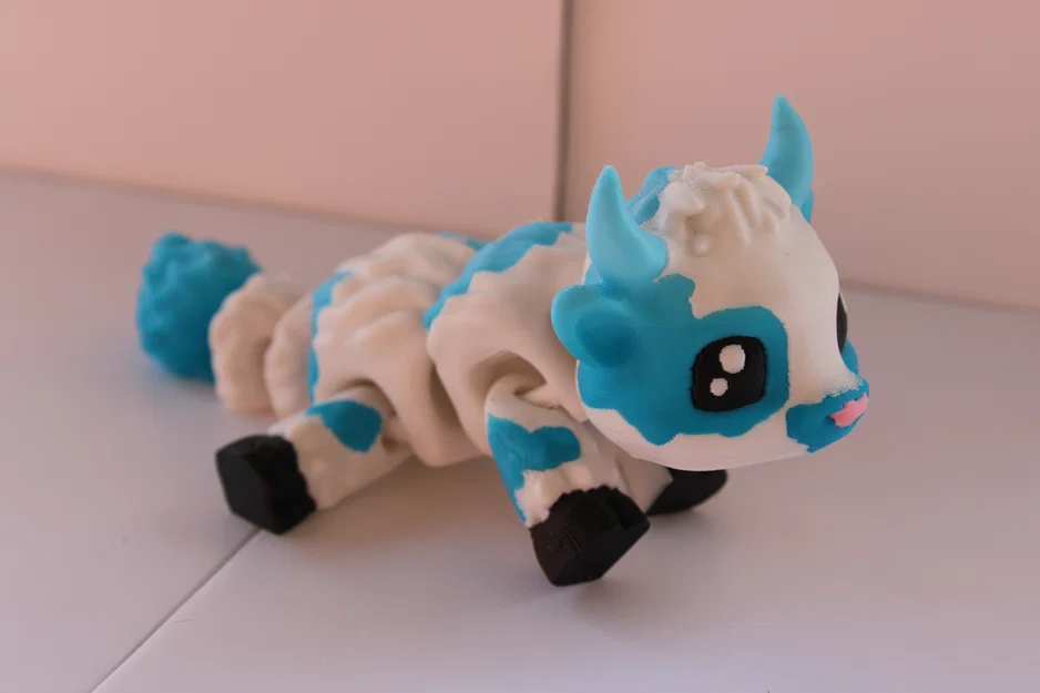 Mô hình chú bò Holstein cử động linh hoạt (Articulated Holstein Cow) - Image 4