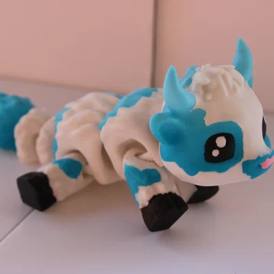 Mô hình chú bò Holstein cử động linh hoạt (Articulated Holstein Cow)