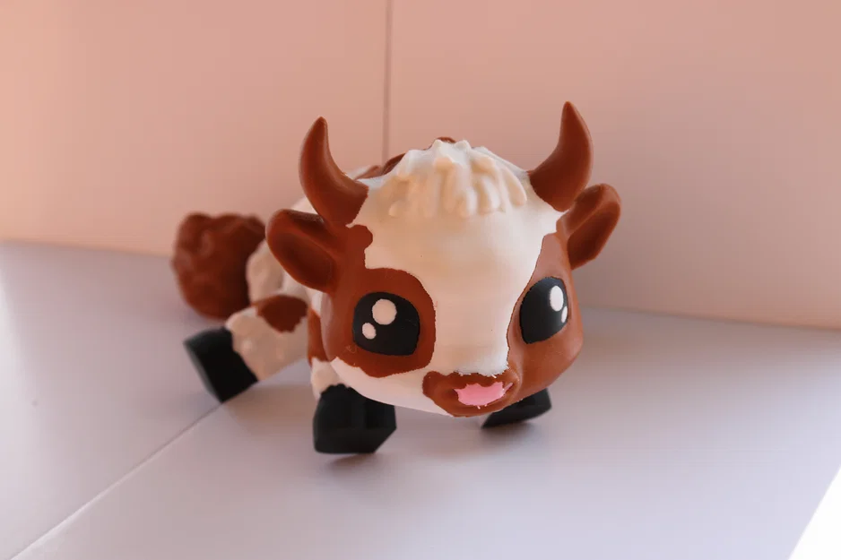 Mô hình chú bò Holstein cử động linh hoạt (Articulated Holstein Cow) - Image 5
