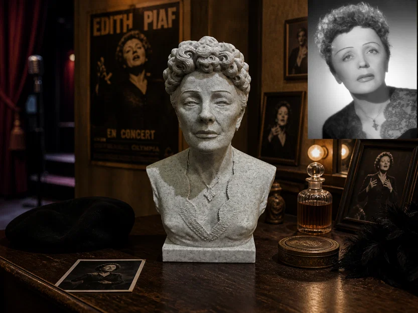 Édith (Giovanna Gassion) Piaf – La Môme Buste - Image 1