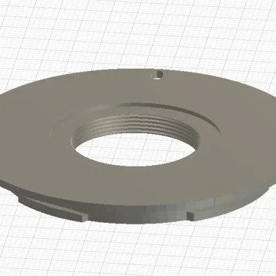 Ngàm chuyển đổi ống kính C-mount sang Nikon Z (In 3D)
