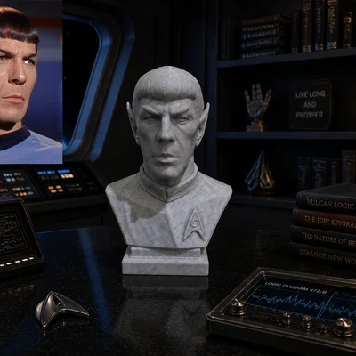 Bust Leonard Simon Nimoy – Phiên bản Spock