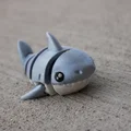 Mô hình cá mập trắng Articulated 3D in 3D linh hoạt cho bé - Thumbnail 1