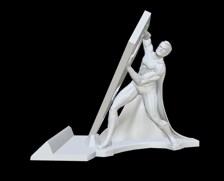 Mô hình Superman in 3D làm giá đỡ điện thoại cực chất - Image 1