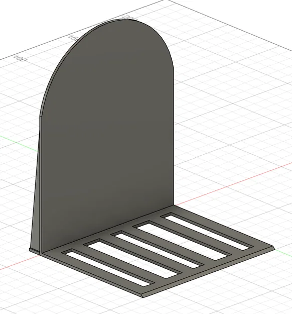 Chặn sách đơn giản (Simple Bookend) - In 3D không cần support - Image 2