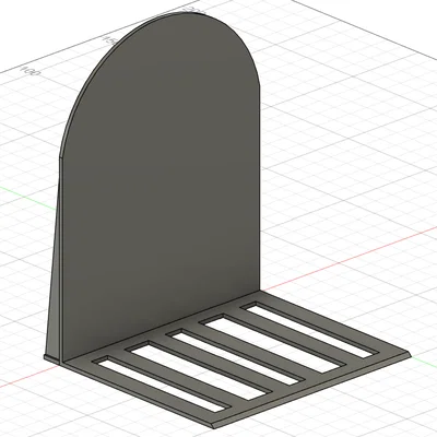 Chặn sách đơn giản (Simple Bookend) - In 3D không cần support