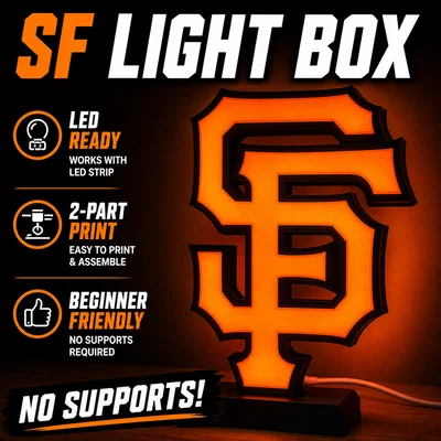 Hộp Đèn LED San Francisco Giants (Light Box)