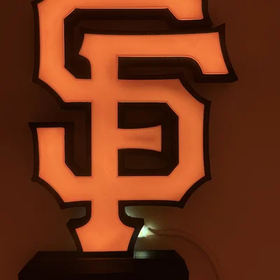 Hộp Đèn LED San Francisco Giants (Light Box)