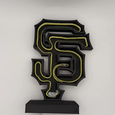 Hộp Đèn LED San Francisco Giants (Light Box)