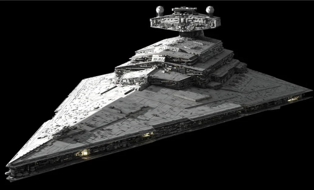 Mô hình 3D tàu chiến Imperial Star Destroyer từ Star Wars - Image 1