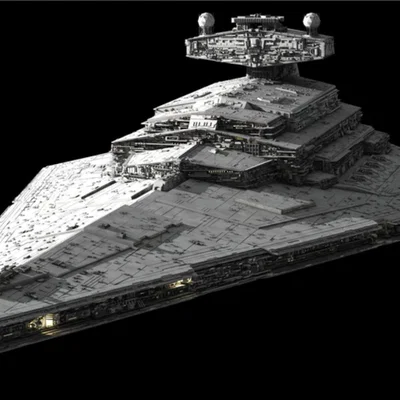 Mô hình 3D tàu chiến Imperial Star Destroyer từ Star Wars