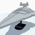 Mô hình 3D tàu chiến Imperial Star Destroyer từ Star Wars - Thumbnail 2