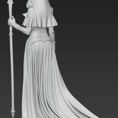 Mô hình 3D Nữ Tư tế Giả tưởng Fantasy Priestess 1 (Tỉ lệ 1:24)