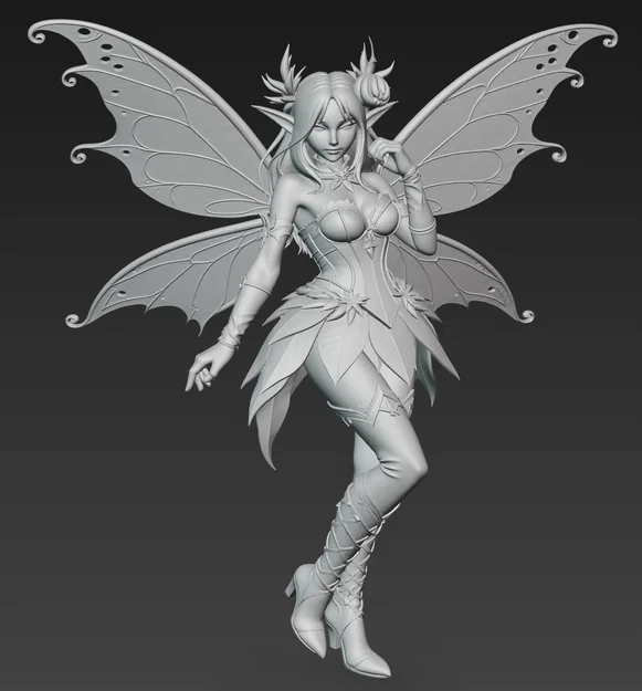 Mô hình nàng tiên Fairy 1 cực chất cho máy in 3D Resin - Image 2