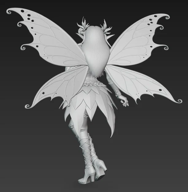 Mô hình nàng tiên Fairy 1 cực chất cho máy in 3D Resin - Image 3