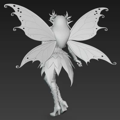 Mô hình nàng tiên Fairy 1 cực chất cho máy in 3D Resin
