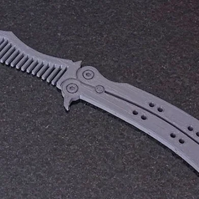 Lược chải tóc phong cách dao bướm độc đáo (Butterfly Comb)