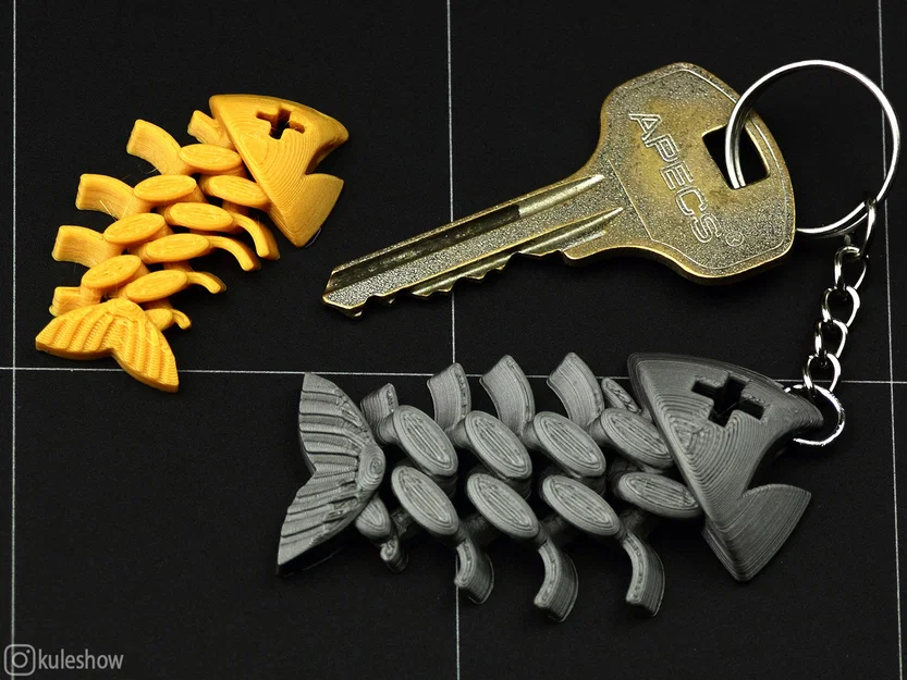 Flexi Fish Bone 2 (chain) – Cá xương flexi dạng xích - Image 1