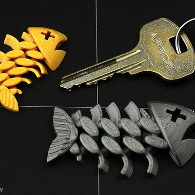 Flexi Fish Bone 2 (chain) – Cá xương flexi dạng xích