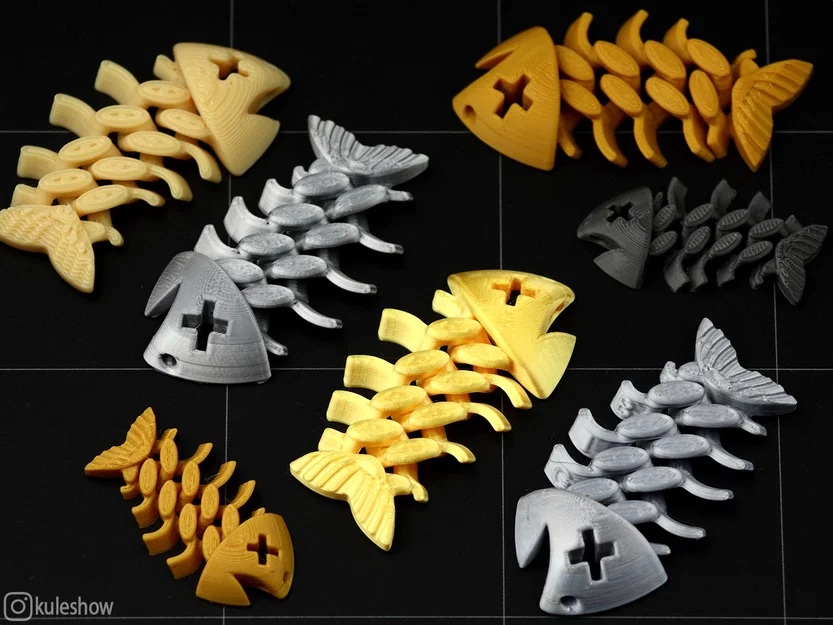 Flexi Fish Bone 2 (chain) – Cá xương flexi dạng xích - Image 4