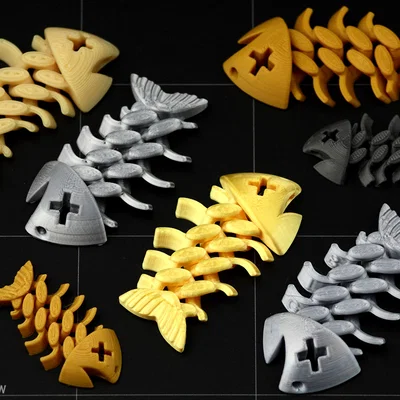 Flexi Fish Bone 2 (chain) – Cá xương flexi dạng xích