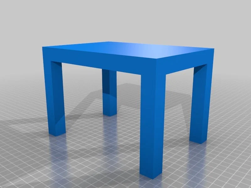 Bàn đồ chơi xinh xắn cho búp bê (Simple Doll Table) tự in 3D - Image 4