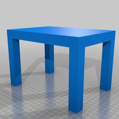 Bàn đồ chơi xinh xắn cho búp bê (Simple Doll Table) tự in 3D