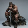 Mô hình Conan the Barbarian 3D - Chiến binh huyền thoại cho dân chơi resin - Thumbnail 1