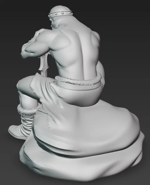 Mô hình Conan the Barbarian 3D - Chiến binh huyền thoại cho dân chơi resin - Image 3