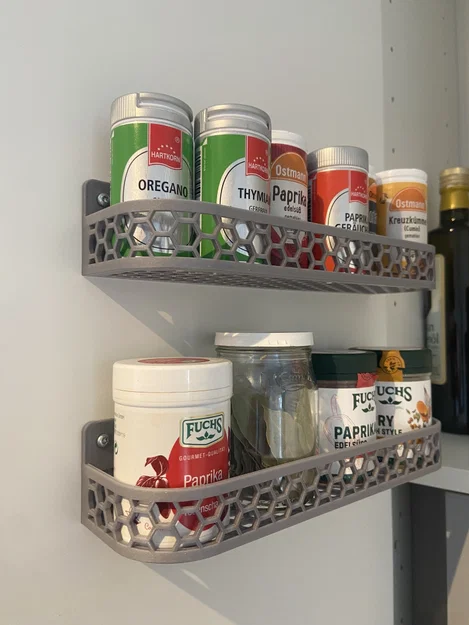 Kệ Để Gia Vị (Spice Rack) Treo Tường In 3D Độc Đáo - Image 2