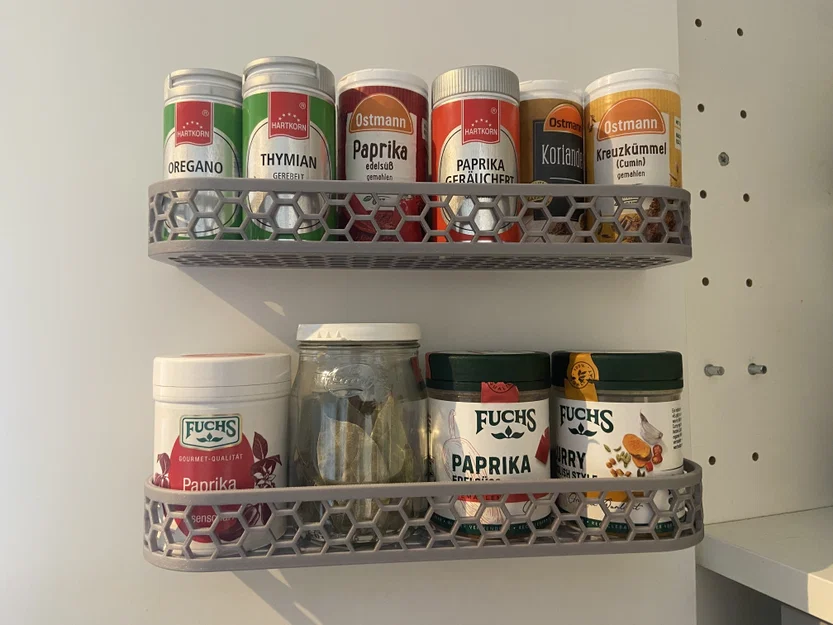 Kệ Để Gia Vị (Spice Rack) Treo Tường In 3D Độc Đáo - Image 3