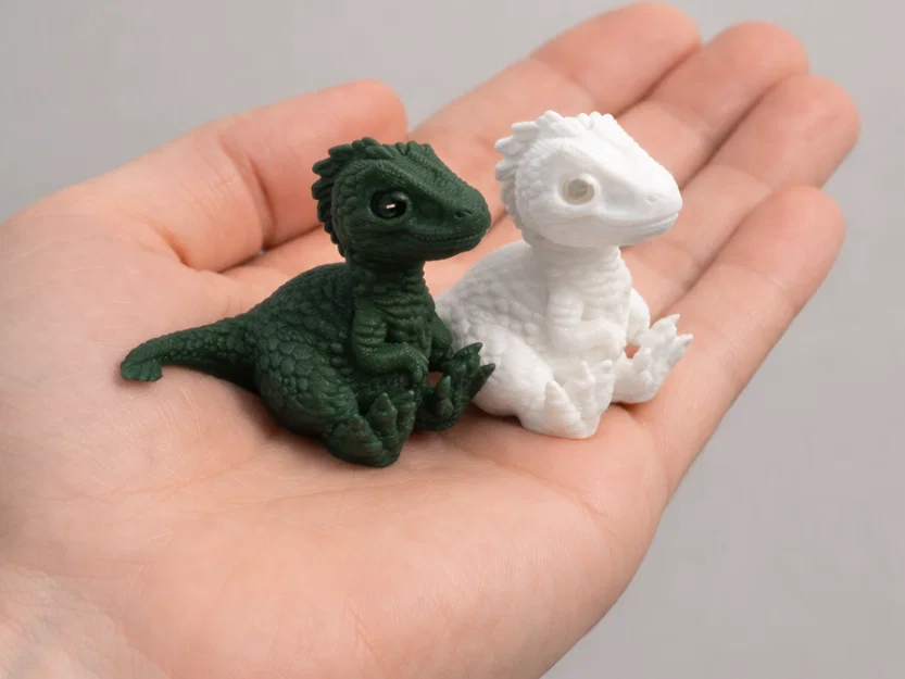 Mini Velociraptor – Tượng Dino Dễ Thương - Image 1