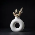 Mẫu in 3D lọ hoa hình tròn trang trí phong cách tối giản - Thumbnail 3