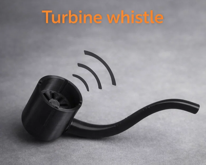 Còi thổi dạng tuabin (Turbine Whistle) - Dự án in 3D cơ học thú vị - Image 1