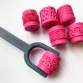 Bộ Con Lăn Tạo Vân Đất Sét – Set Pattern Thay Thế Kèm Tay Cầm - Thumbnail 1