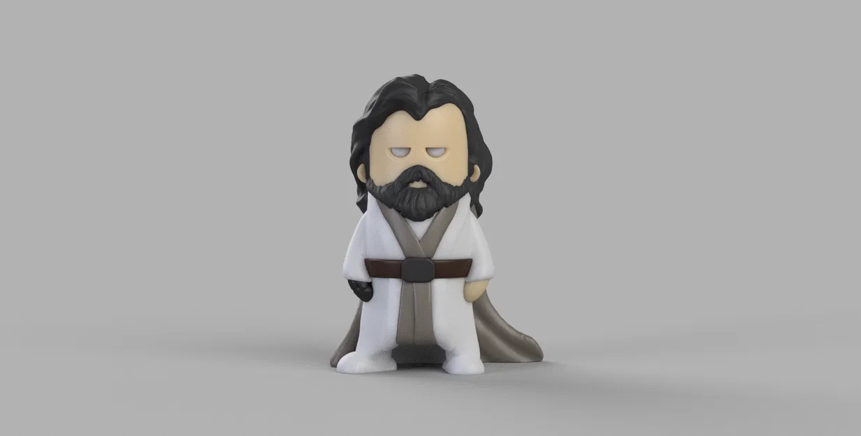 Mô hình in 3D Mini Luke Skywalker phong cách Chibi đáng yêu - Image 1