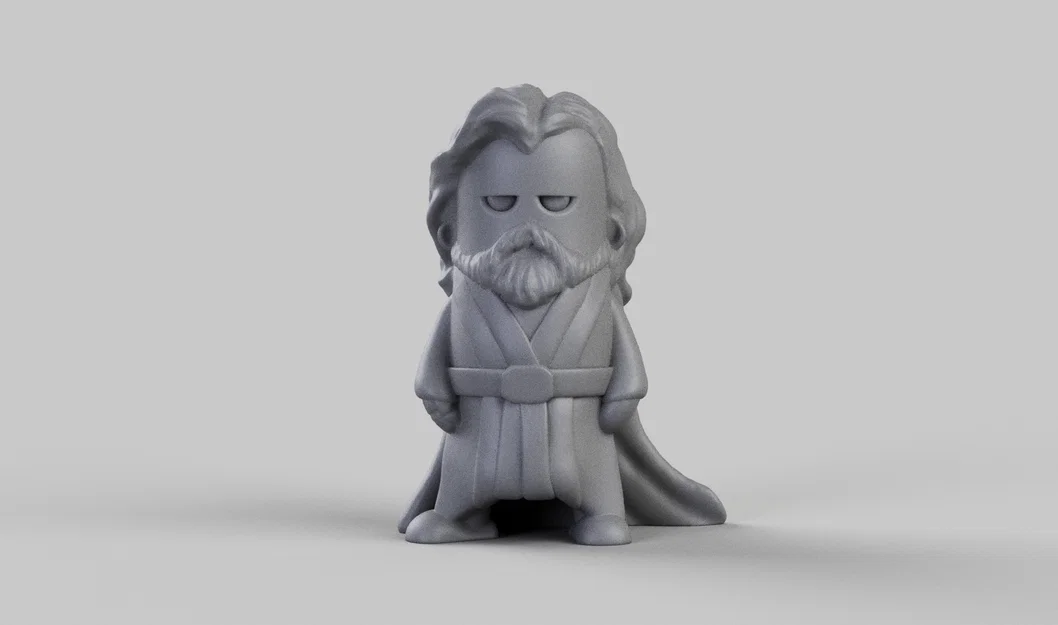Mô hình in 3D Mini Luke Skywalker phong cách Chibi đáng yêu - Image 2