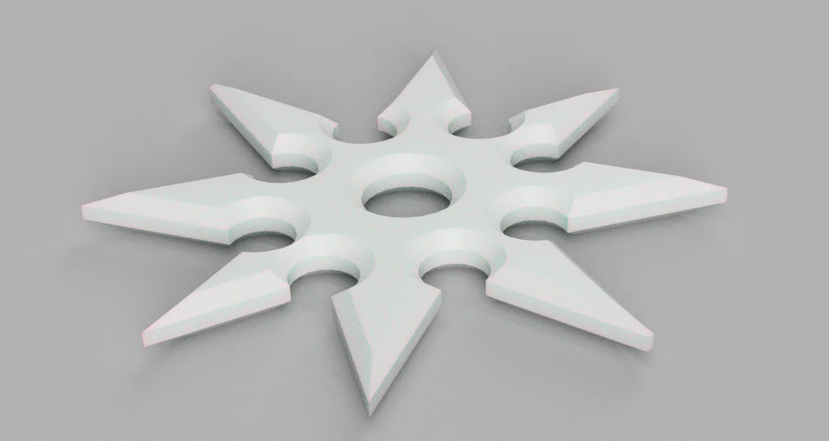 Mô hình phi tiêu Ninja Star 3D đẹp mắt, thiết kế tối ưu - Image 1