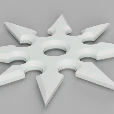 Mô hình phi tiêu Ninja Star 3D đẹp mắt, thiết kế tối ưu