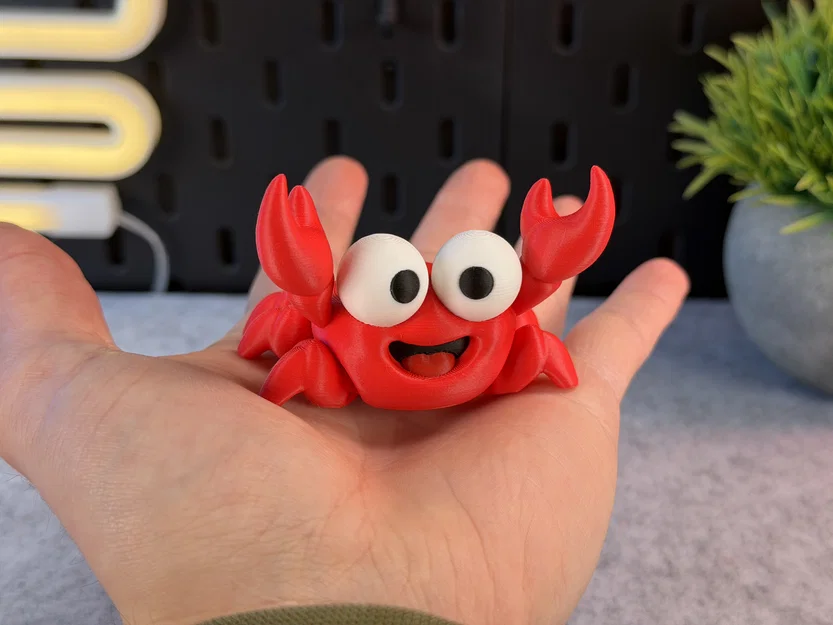 Cua Dễ Thương Khớp Nối (Articulated Cute Crab) - Image 5