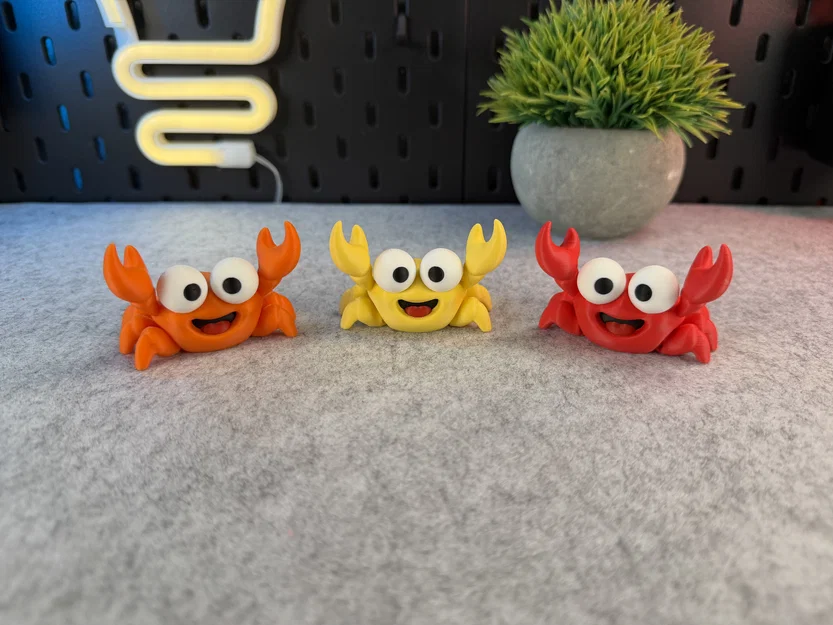 Cua Dễ Thương Khớp Nối (Articulated Cute Crab) - Image 7