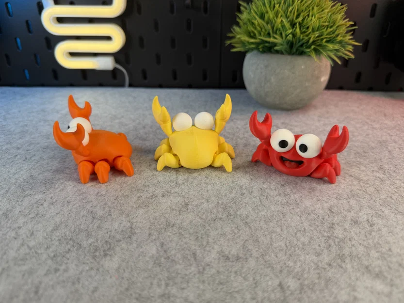 Cua Dễ Thương Khớp Nối (Articulated Cute Crab) - Image 8